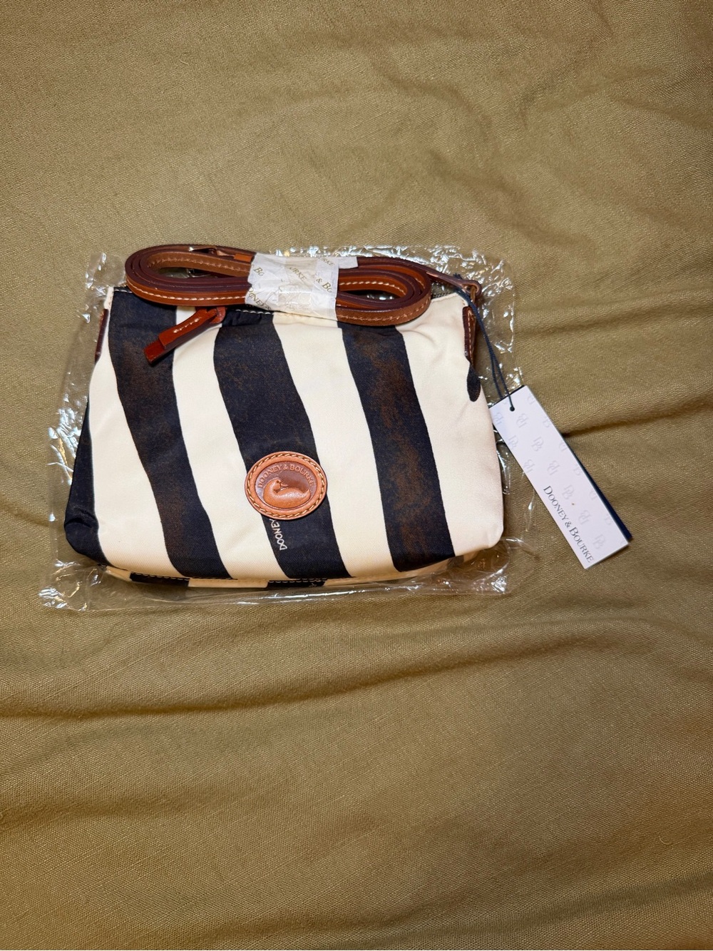 Dooney & Bourke Zebra Crossbody Pouchette